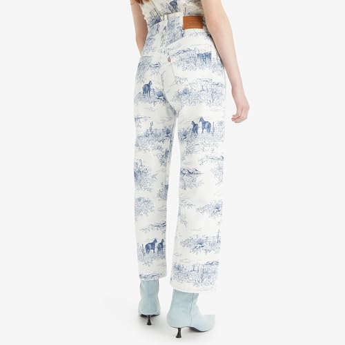 Levi's Ribcage Straight Ankle Light Indigo - Flat Finish – Ansicht 5