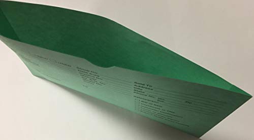 Vehicle Deal Envelopes Deal Jackets (100/Pack) (Green) (W4) #TOP2