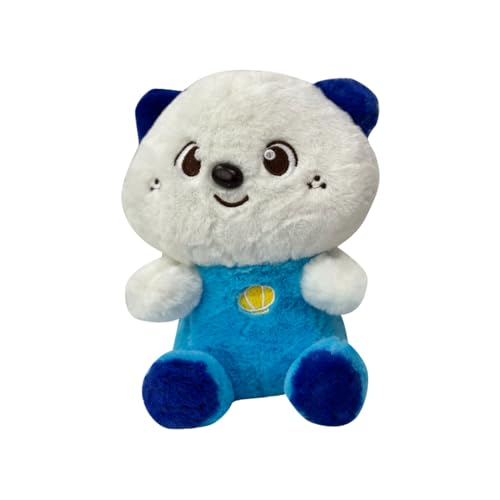 Image of ADORA Cute Blue & White Bear Soft Toy - 25cm Stuffed Animal Plushie for Kids & Adults | Ultra-Soft Teddy Bear Plush for Boys, Girls, and Baby Showers | Huggable & Adorable Plush Toy