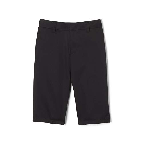 Image of French Toast Boys' Adjustable Waist Stretch Flat Front Shorts (Standard & Husky) for School Uniform