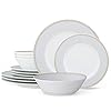 Elevate Your Dining Experience: Buy the Noritake Linen Road 12-Piece Set in Elegant White Today – Noritake
