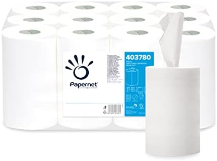 6 Rotoli Asciugamani Di Carta BLU - Carta Cellulosa 2 Veli 450 Strappi Per Uso Professionale - Foto 5