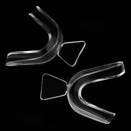 Image of 8psc Teeth Whitening Trays Kits Mouth Trays & 2 Tooth Boxes, Thermoform Moldable Whitening Teeth Tray, Oral Care Thin Moldable Mouth Tray Kit Tools for Whitening
