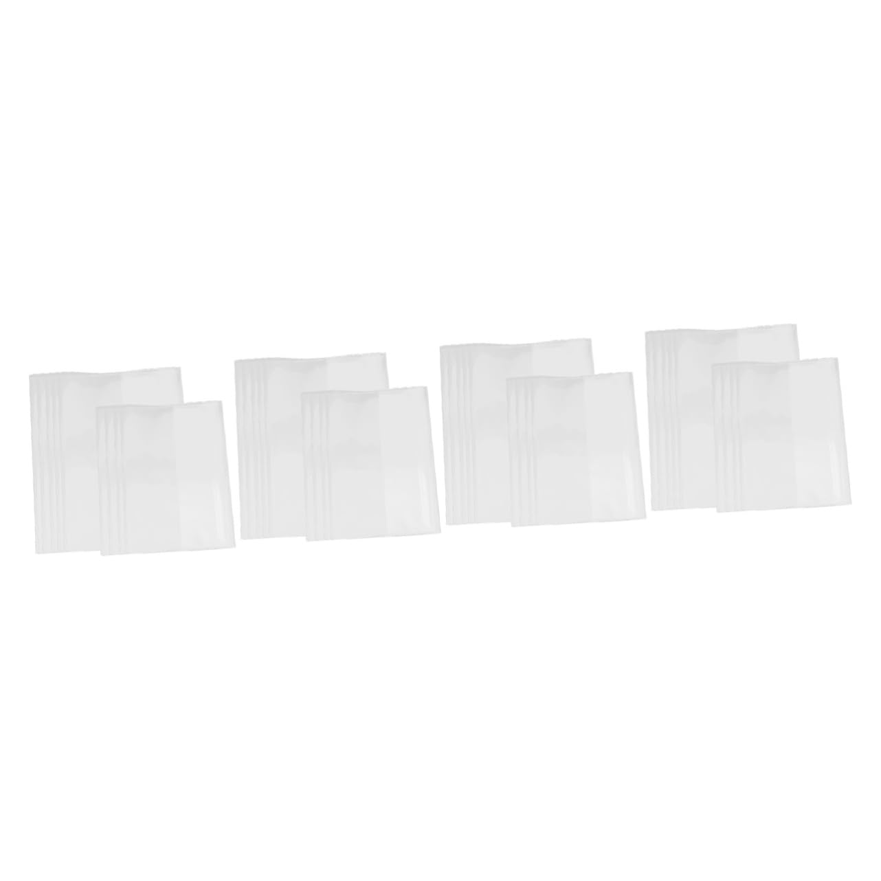 Angoily 80 Pezzi Copertine Trasparenti per Libri Morbidi Protezione per Quaderni e Testi Scolastici Pellicola Protettiva Resistente e per Scuola