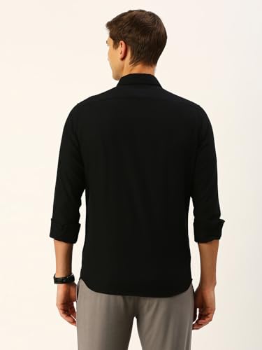 Image of Thomas Scott Men Classic Slim Fit Cotton Casual Full Sleeves Shirt