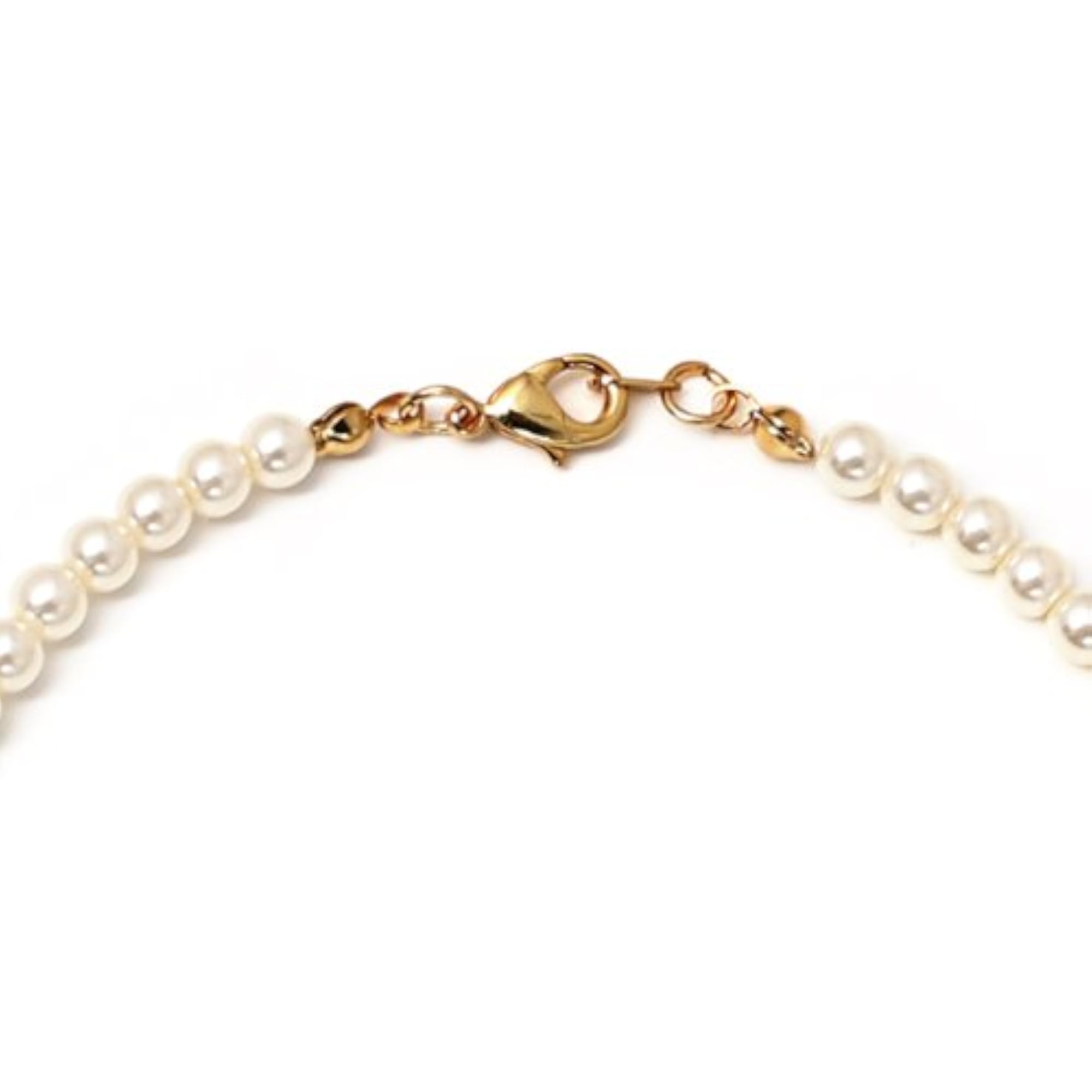 Cream Pearl Single Row Strand Necklace