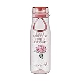 Dolly Parton Water Bottle, Made From Durable Tritan, Leakproof One Touch Flip Lid And Handle For Easy Carrying, 24 Ounce, Pink Rose