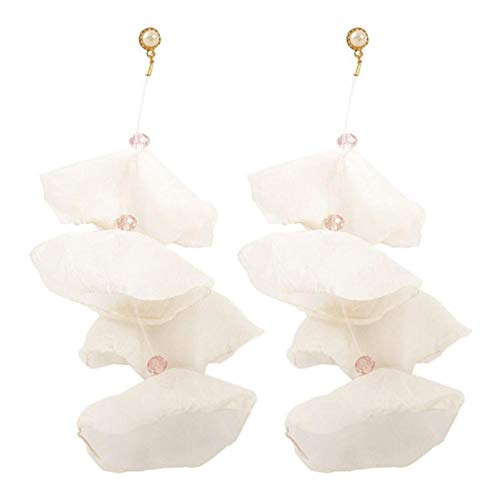 Preisvergleich Produktbild Wonque Mädchen-Ohrringe Hell Gaze Anhänger Ohrringe Wildohrringe weiß
