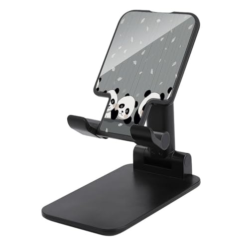 Supporto per telefono cellulare per scrivania divertente stampa panda supporto per pieghevole portatile regolabile in altezza e angolo per