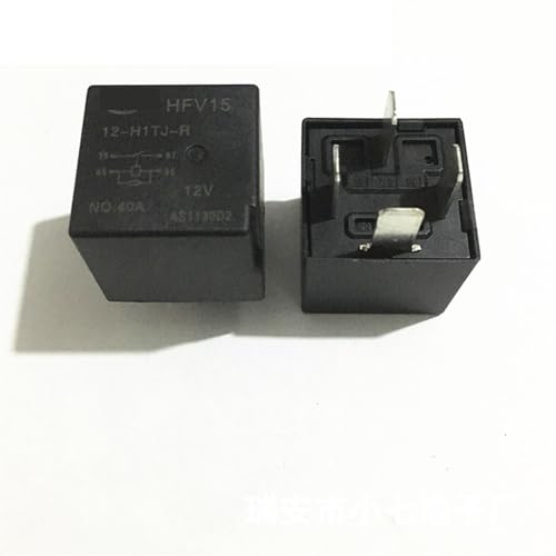 Relé automotriz HFV15 12V 4 pines alta conductividad modelo 12-H1TJ-R con resistencia interna
