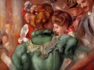 Peinture à l'huile Renoir pour salon élégant Box in The Theater