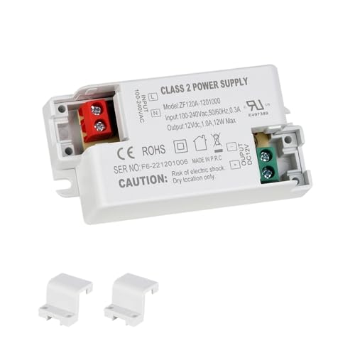 Transformateur LED 12V 12W AC 100V-240V vers DC 1A pour ruban lumineux