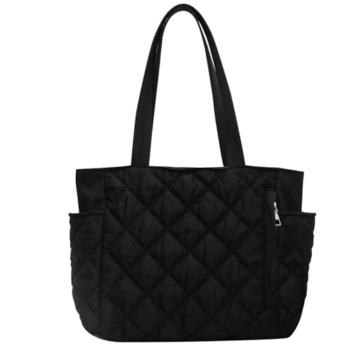 Sac à main bouffant matelassé grand volume pour les journées actives des femmes