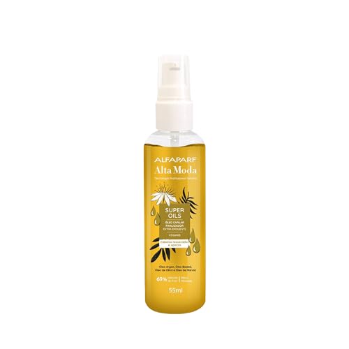 Alta Moda Super Oils 55ml - Óleo Finalizador - Devolve aos Fios, Emoliência, Flexibilidade e Brilho