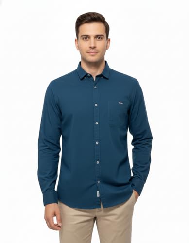 Image of Arvest Men?s Cotton Regular Fit Full Sleeve Shirt Combo Soft Breathable Fabric with Button-Down Collar and Chest Pocket Suitable for Office and Outfits
