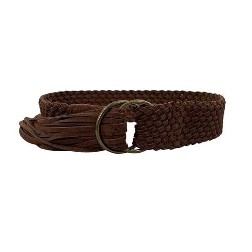 NickyVerse Braided Leather Women's Belt