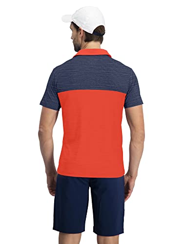 Three Sixty Six Quick Dry Golf Shirts For Men - Moisture Wicking Short-Sleeve Casual Polo Shirt #TOP3