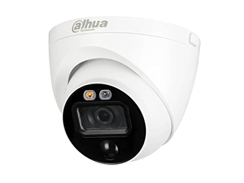 Dahua - Caméra HD CVI 5 MP 2,8 mm PIR Active Deterrence Dome Dahua - HAC-ME1500E-LED