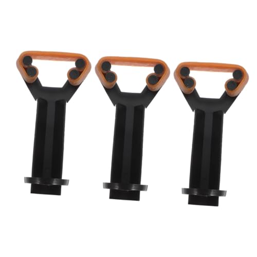 balacoo 3Pcs Billiard Pool Tip Clamp Shaped Repair Tool Durable Maintenance Kit for Snooker Pool Cues Essential Tip Replacement Accessories