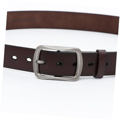 Men's Pin Buckle Belt Strap Cowhide Brown Cowboy Western Vintage Belts Jeans Men's Belt Waist Belt Leather Belt Belt Coffee4