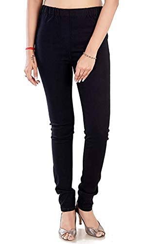 Denim Lycra Jeggings for Womens Black 