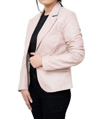 Blazer for Women | Women's Leather Blazer Real Leather Ideal for Business Outfits Sleek and Sophisticated Style3