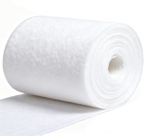 Rollo de filtro de aire HVAC, 1 x 20 m, almohadilla de ventilación de poliéster para unidades de ventilador industriales y purificación de aire del hogar, se puede cortar a 5 mm, 10 mm, 20 mm para un