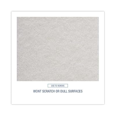 Boardwalk BWK198 Light Duty Scour Pad, White, 6 x 9 (Case of 20)
