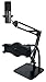 Rockville Rock-Stream PRO Gaming Streaming Recording Dual Pattern USB Microphone Bundle iSTAND 85 Dual Desktop Boom Arm Stand