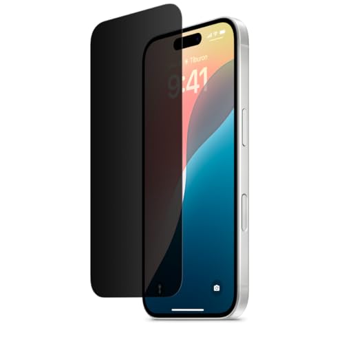 Image of FabeKee Privacy Screen Protector for iPhone 14 9H Tempered Glass, Anti-Spy Protection, Scratch-Resistant, HD Clarity (1 Pack)