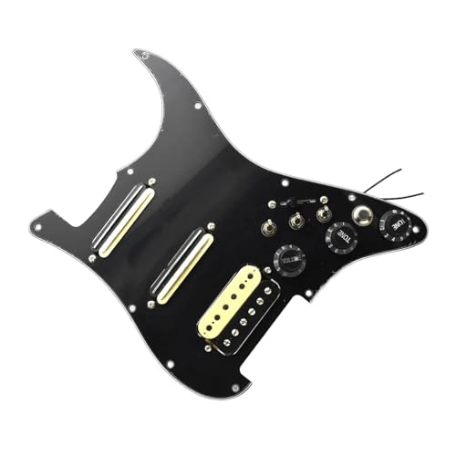 Guitare électrique SSH pickguard pré-installé pour éliminer les bruits parasites