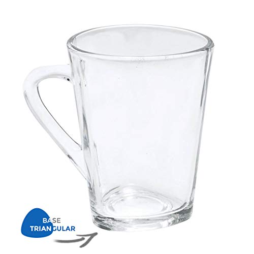 Jogo Xicara 250ml Comp Dolce Gusto Base Triangular 6 Peças