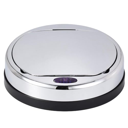 KITCHEN MOVE 101 Couvercle Pour Poubelle Automatique de Cuisine Avec Capteur Sensoriel ABS Chrome 30.5 x 13 x 30.5 cm