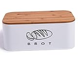 2.LANGZEITLAGERUNG : Auf der Rückseite des Brotkastens befinden sich spezielle Belüftungsöffnungen, die den besten Luftstrom gewährleisten, die inneren Lebensmittel trocken halten und effektiv verhindern, dass die Lebensmittel verderben.