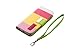 niceEshop Flip Leather Wallet Pouch with Lanyard Case Cover for Apple iPhone 5 5S