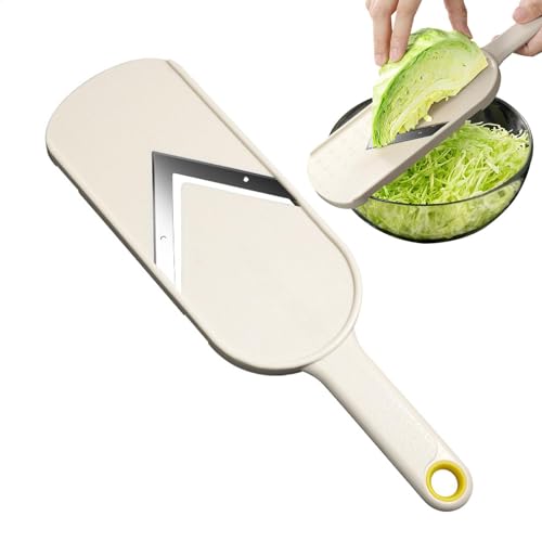 Rallador de repollo - Cortador triturador, pelador de alimentos | Picadora de verduras multiusos de acero inoxidable, herramienta de cocina para repollo, máquina para hacer ensalada de col, accesorio