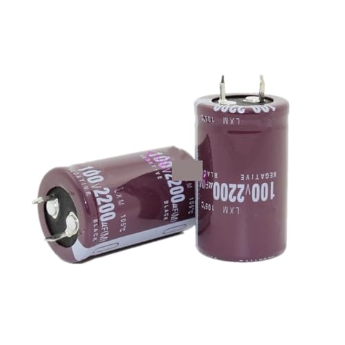 Condensateur électrolytique aluminium 100v 2200uf AT777 25x30mm
