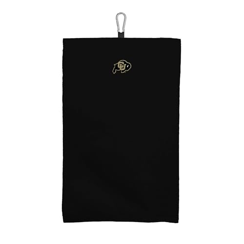 NORTHWEST Colorado Buffaloes NCAA Team Logo Micro Fiber Tri-Fold Golf Towel 16 x 24 Inches