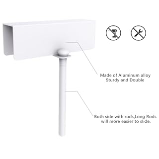 BILLROAD Metal Bifold Door Lock - Double Door Child Safety Locks Keep Toddler, Cats&Dogs Out of Closets, Cabinets, Pantry - No Need Install (1PC)