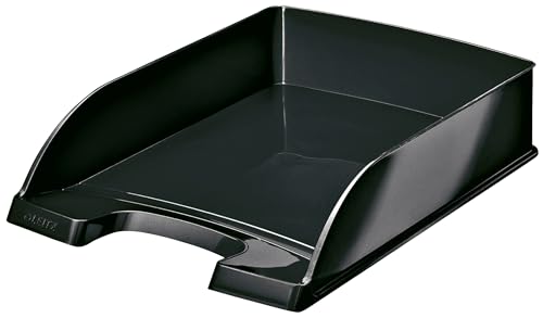 Leitz A4 Letter Tray, Black, Wow Range, 52263095