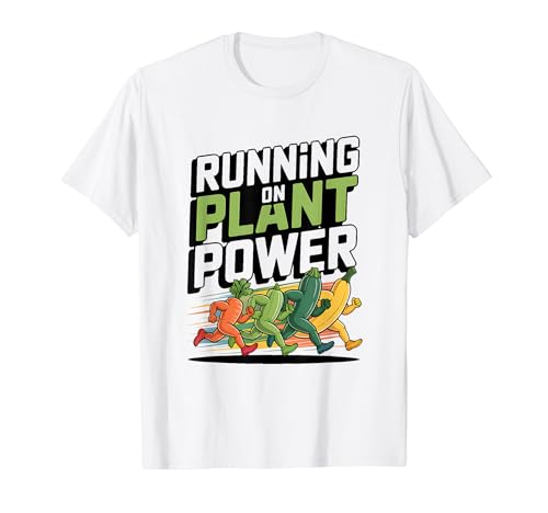 Vegan Athlete Marathon Plant Based Running ランニング オン プラント ビーガン アスリート ランナー Tシャツ