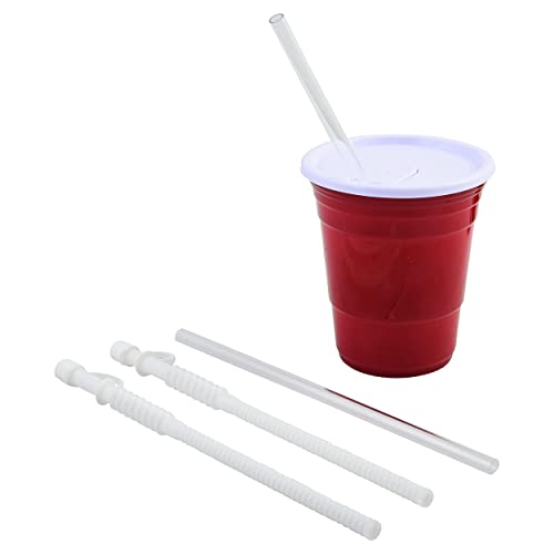 Pitillos reutilizables Red Cup Living para vasos 18 oz set 4 miniatura 2