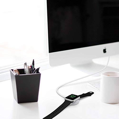 Updated Version Watch Charger, Powlaken Charging Cable MFi Certified Magnetic Wireless Portable Charger Charging Cable Cord Compatible for Apple Watch Series 5 4 3 2 1
