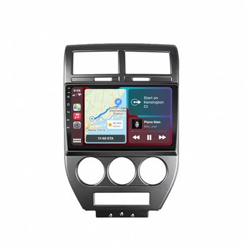 Radio coche 2 DIN: moderniza tu Jeep Compass 2006-2010 con pantalla táctil y Carplay