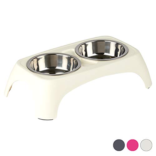 Me & My Pets Small Twin Raised Feeding Bowl