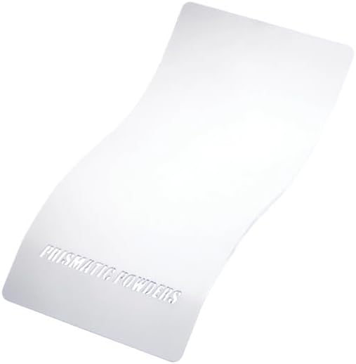PRISMATIC POWDERS Matte Snowcone White - Solid Tone Polyester Powder Coating - Matte 1 LB - Durable, High Performance Coating for Automotive Metal, Wheels, Parts - Made in USA - (PSB-10886)