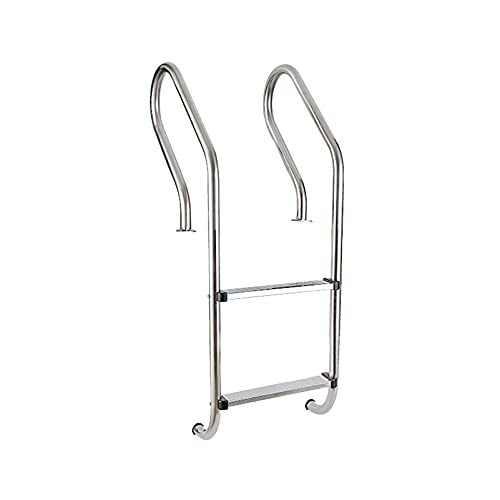 Escalera para piscina acero inoxidable 2 peldaños anti-deslizante miniatura 1