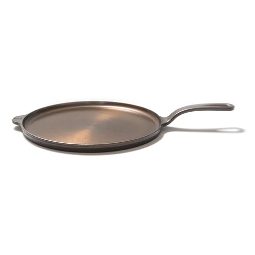 Lancaster Cast Iron 10.5 inch diameter Pre-seasoned No. 8 Griddle Made in USA