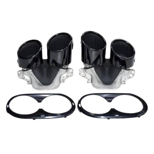 4 �o���X�e�����X�|�r�C�� �ɓK������ A35 CLA34 GLA35 GLB35 A45 CLA45 GLA45 W117 W118AMG �e�[���p�C�v�}�t���[(Black 1set)