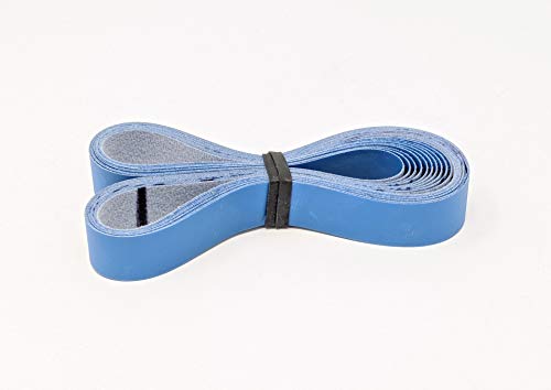 1X30 2000 Grit - 9 Micron Blue Polishing Sanding Belts With Cushioned Ultra Flexible Mylar Backing Ultra Fine Grit Belts 10 Pack (2000 Grit) #TOP1